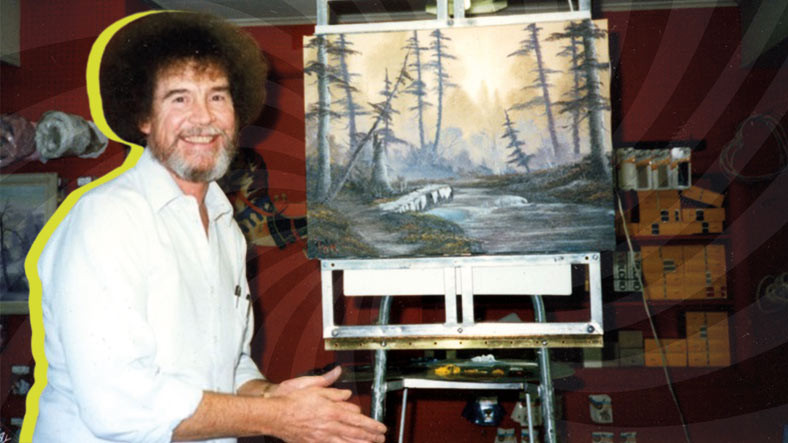 Information about the painter Bob Ross